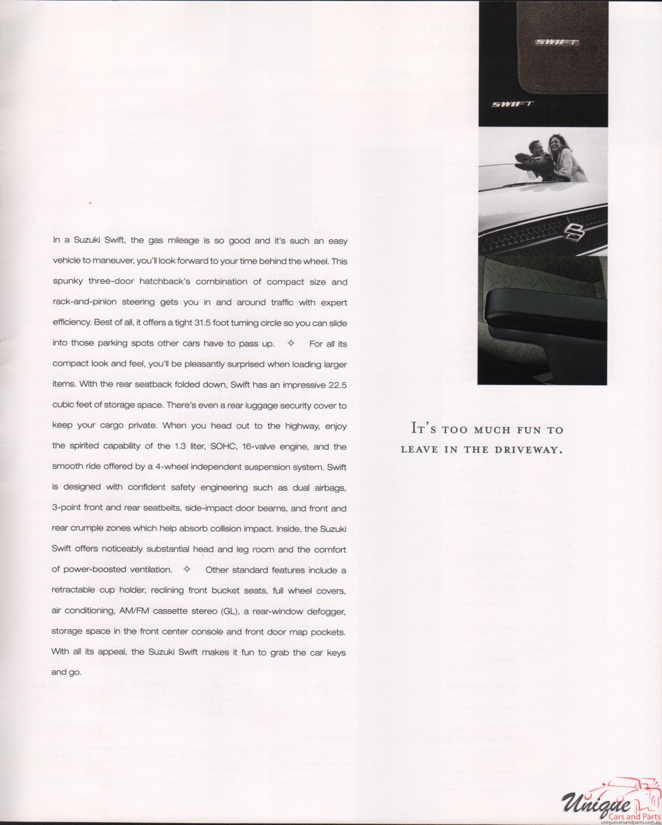 2000 Suzuki Brochure Page 8